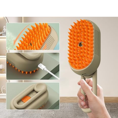 Cepillo mascota vapor